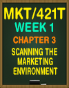 MKT/421T WEEK1 CHAPTER 3 Scanning the Marketing Environment